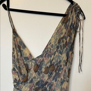 Floral Print Sleeveless Dress